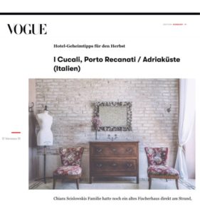 i Cucali Bed and Breakfast fronte mare / Porto Recanati / storie / Vogue